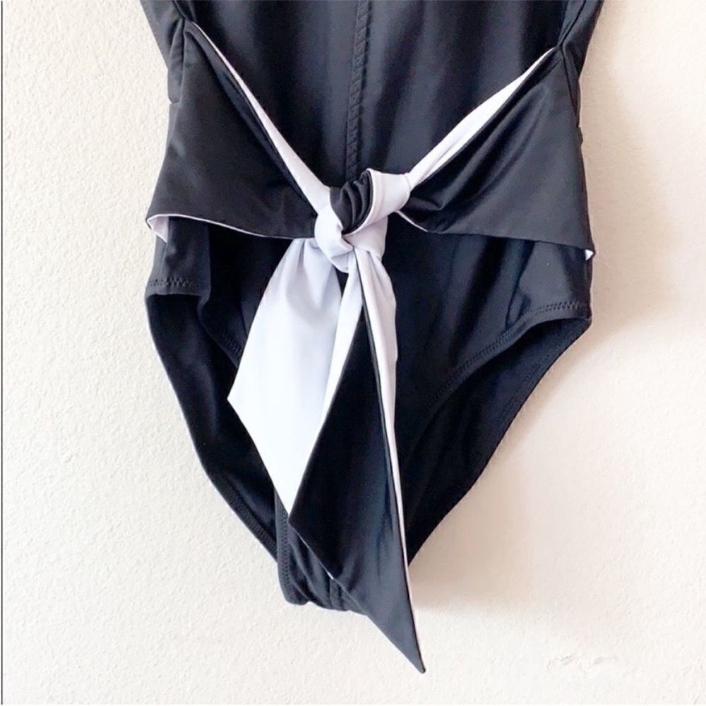 Ansea The Tie Front One Piece - Picture 4 of 8